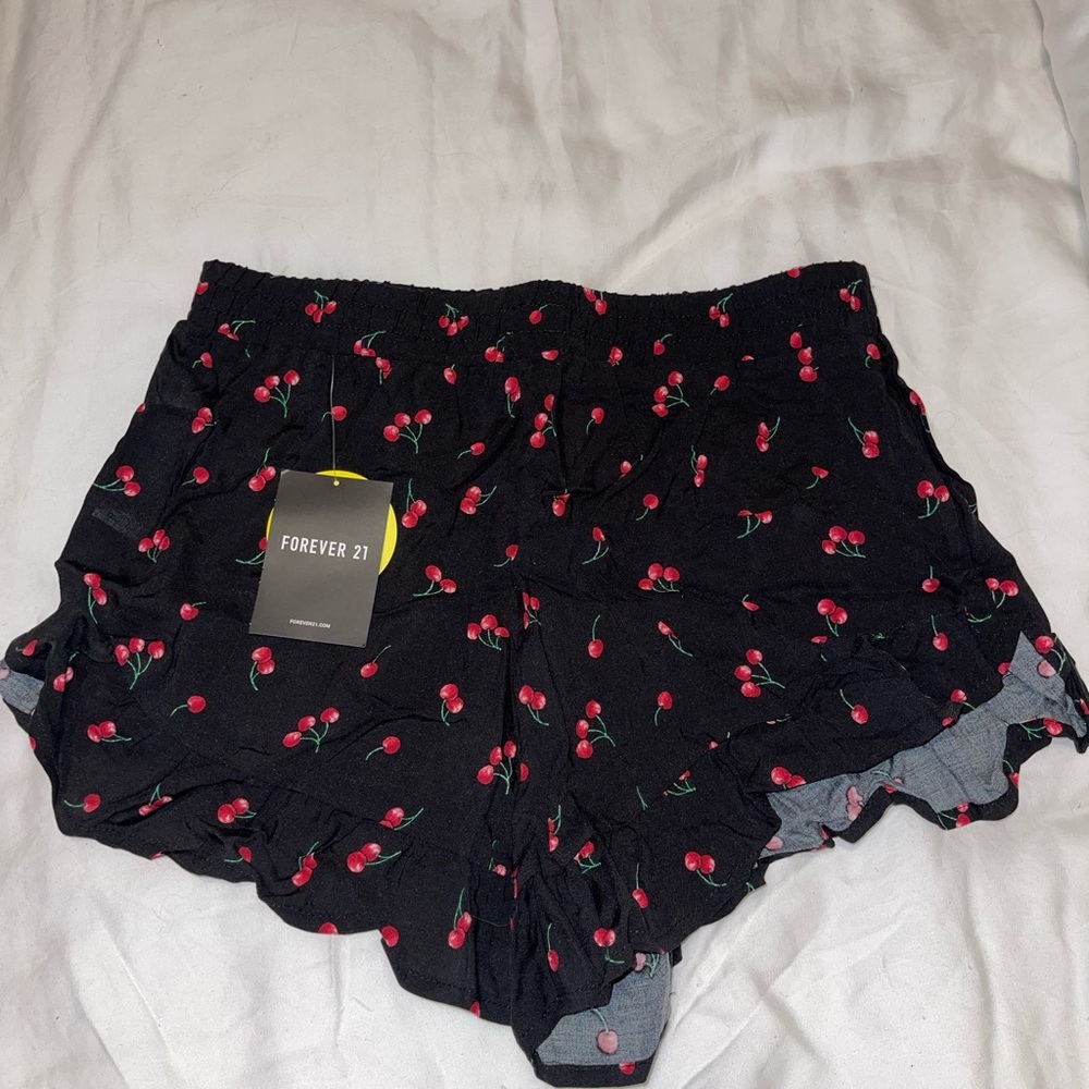 Forever 21 Cherry Shorts